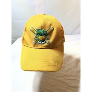 Madison Mallards Big Top Minor Baseball Hat Cap Big Top Yellow Adjustable